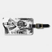 不思議の国-元のイラストレーションのアリス ラゲッジタグ (正面横)