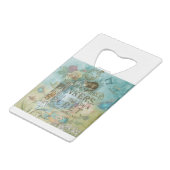 不思議の国-狂う引用文-不思議の国のアリス クレジットカード栓抜き (正面アングル)