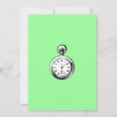 不思議の国-白いウサギのアリス 招待状 (裏面)