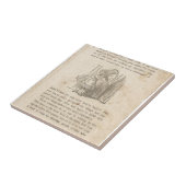 不思議の国、第1ウサギの下の章のアリス、 タイル (側面)