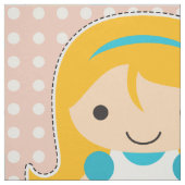 不思議の国- DIYのプラシ天のアリスを切って下さい及び縫って下さい ファブリック (見本)