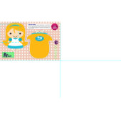 不思議の国- DIYのプラシ天のアリスを切って下さい及び縫って下さい ファブリック (タイル)