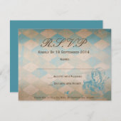 不思議の国- RSVPのアリス 出欠カード (正面/裏面)