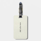 不思議の国W/Flamingoの冒険の引用文のアリス ラゲッジタグ (裏面縦)