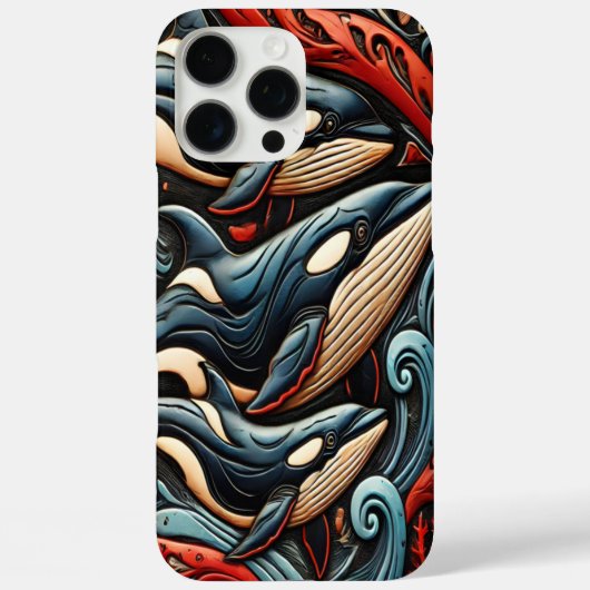 不思議の波動: 動き出すクジラたち Case-Mate iPhoneケース (裏面)