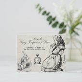 不思議結婚の国のアリスの日付を変えて ポストカード (スタンド正面)