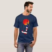 不意に米国の航行のレガッタの船員のティー Tシャツ (正面フル)