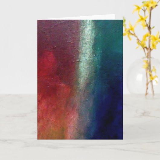 不意に カード (黄色い花)