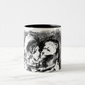 不意の一撃de gras ツートーンマグカップ (中央)