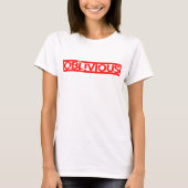 不感切手 Tシャツ (正面)