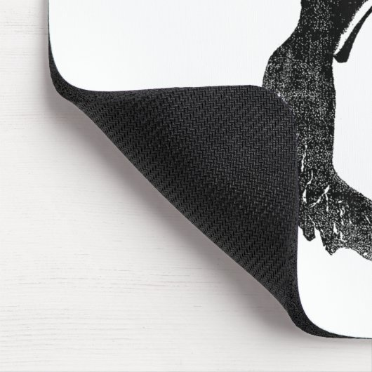 不感身日本ののカエルが動物を歩き回おもしろいる マウスパッド (コーナー)