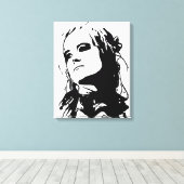 不慣れな キャンバスプリント (インサイチュ (ウッドフロア))