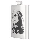 不慣れな フラスク (左)