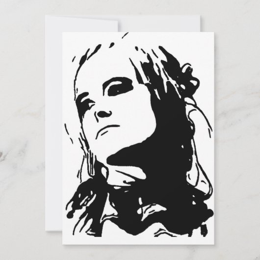 不慣れな 招待状 (正面)