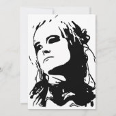 不慣れな 招待状 (裏面)