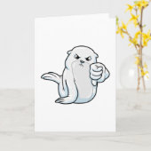 不承認のスタンプ カード (黄色い花)