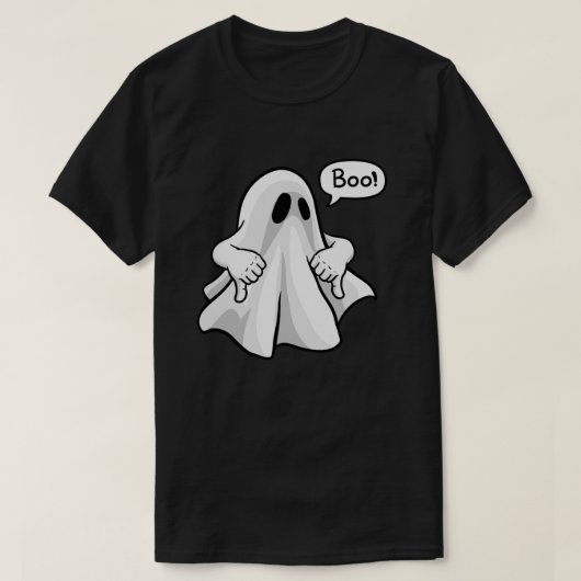 不承認の幽霊:ハロウィーン Tシャツ (デザイン正面)