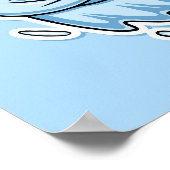 不承認の幽霊- Sassy "I Can't" Cartoon Art ポスター (角)