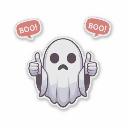 不承認幽霊 シール (正面)