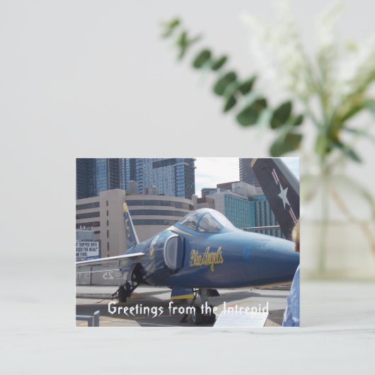 不敵な郵便はがき1からの挨拶 ポストカード (スタンド正面)