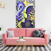 不斉光学錯視No.1 キャンバスプリント (インサイチュ (リビング))