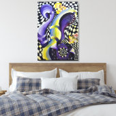 不斉光学錯視No.1 キャンバスプリント (インサイチュ (寝室))