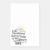 不断の愛のバイブル聖なる書物、 経典 ポストイット (正面)