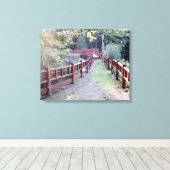 不明なパス キャンバスプリント (インサイチュ (ウッドフロア))