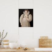 不明なレディ、c.1595-1600 ポスター (キッチン)