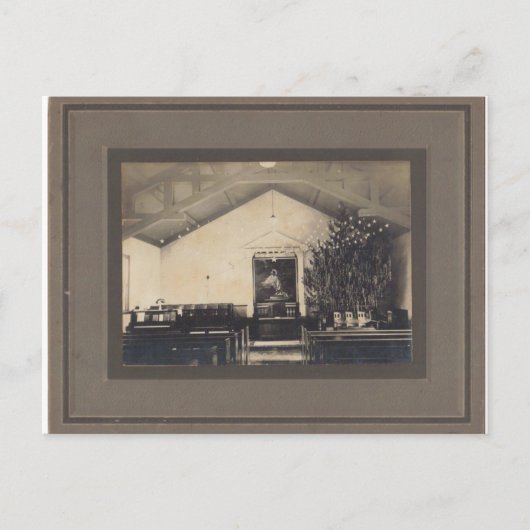 不明な教会はがき ポストカード (正面)