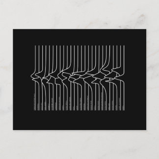 不明な配布 ポストカード