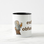 不明化を避けて下さい マグカップ (中央)