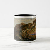 不明瞭な流れ ツートーンマグカップ (中央)