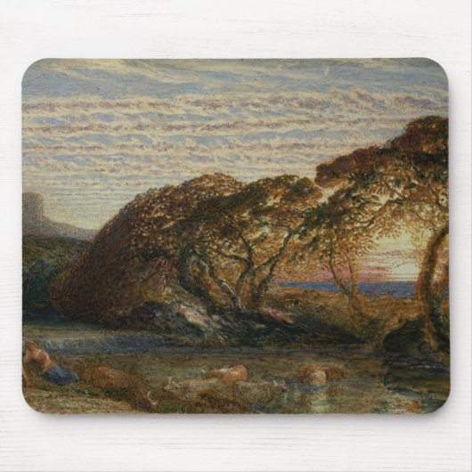 不明瞭な流れ マウスパッド (正面)