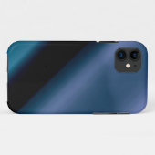 不明瞭なl青黒い抽象芸術 Case-Mate iPhoneケース (裏面(横))