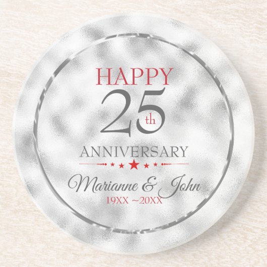 不明瞭モダンなライトグレーのガラス コースター (正面)