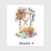 不景気は永遠に続かない前向き シール (シート)