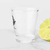 不景気を転がサイコロする ショットグラス (右)