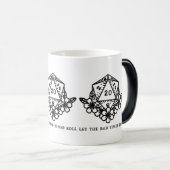 不景気を転がサイコロする モーフィングマグカップ (正面右)