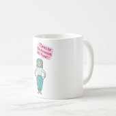 不景気感謝していのためパウエルさん コーヒーマグカップ (正面右)