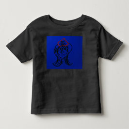 不本意な女王アニメの幼児用Tシャツ トドラーTシャツ