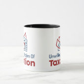 不本意な課税の犠牲者 マグカップ (中央)