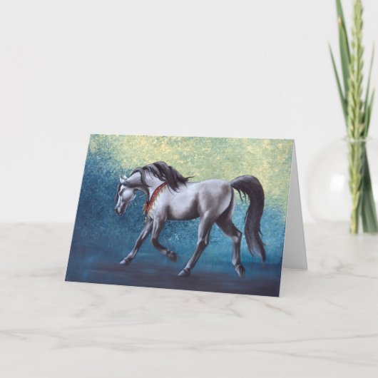 不朽のアラビアの挨拶状 カード (正面)