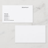 不朽のペーパー在庫 名刺 (正面/裏面)