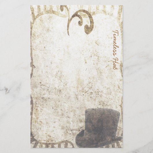 不朽の帽子- Steampunkの文房具 便箋 (正面)