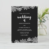 不朽の結婚式のレースの一見 招待状 (スタンド正面)