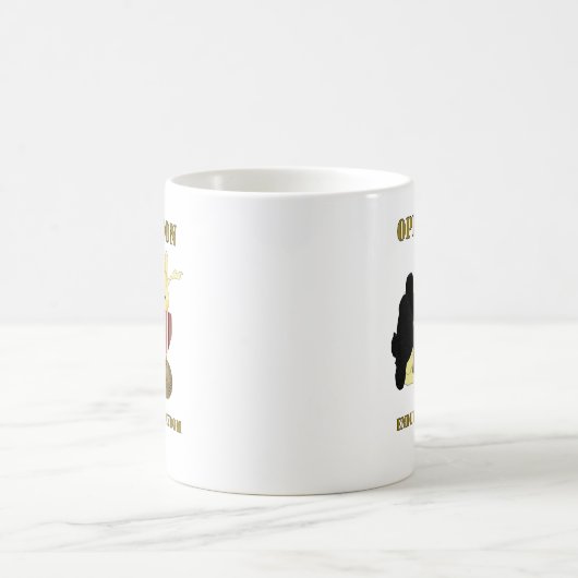 不朽の自由作戦のアフガニスタン戦争のコーヒー コーヒーマグカップ (中央)