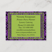 不朽Trouessartのプラシ天 名刺 (裏面)