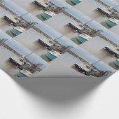 不条理なモーターボート ラッピングペーパー (角)