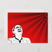 不条理な政治的メッセージのはがき ポストカード (正面/裏面)